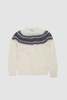 Harley of Scotland Chunky Yoke Crew Neck Sweater - Thumbnail 2