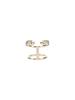Alexander McQueen Double Skull Ring - Gold - Thumbnail 3