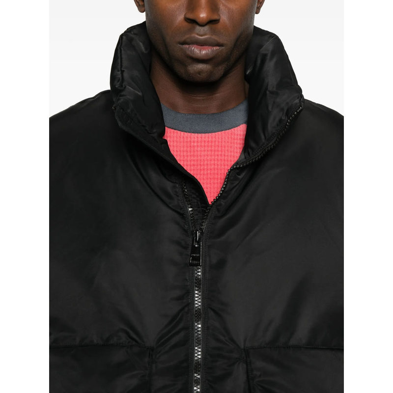 PURPLE Outerwear Down Jacket - Black