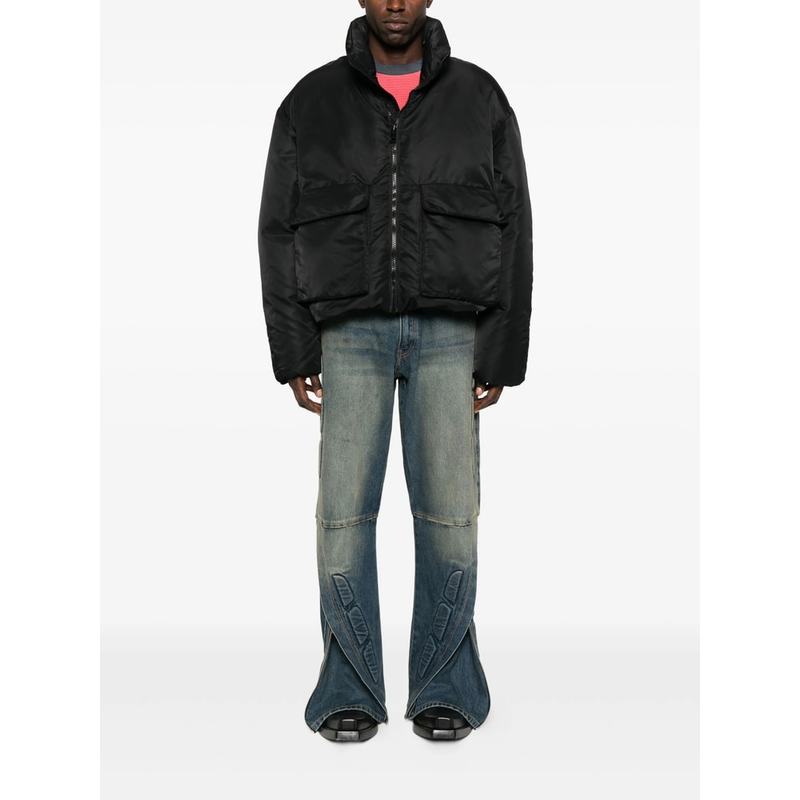 PURPLE Outerwear Down Jacket - Black