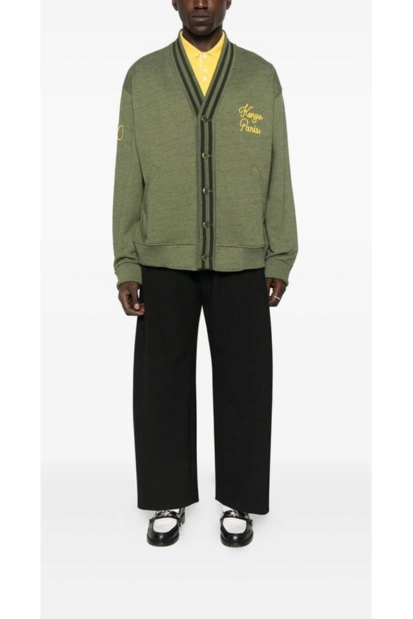 Kenzo Sweatshirt Cardigan - Green