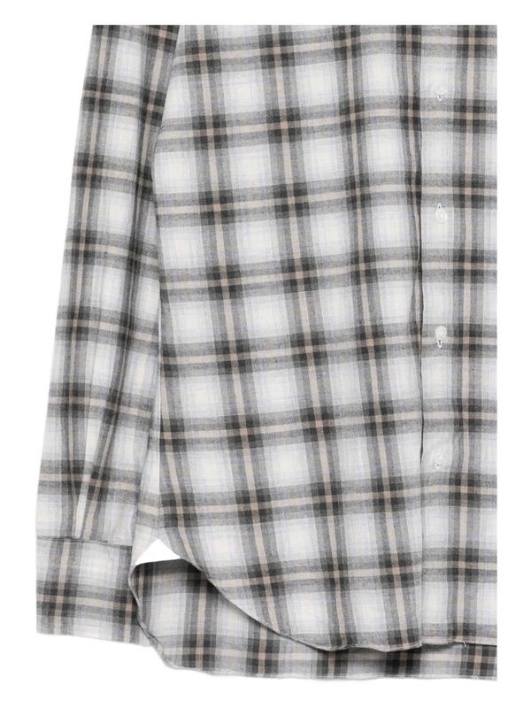 Barba Napoli Barba Shirt In Shades Of Gray Shirt - Beige