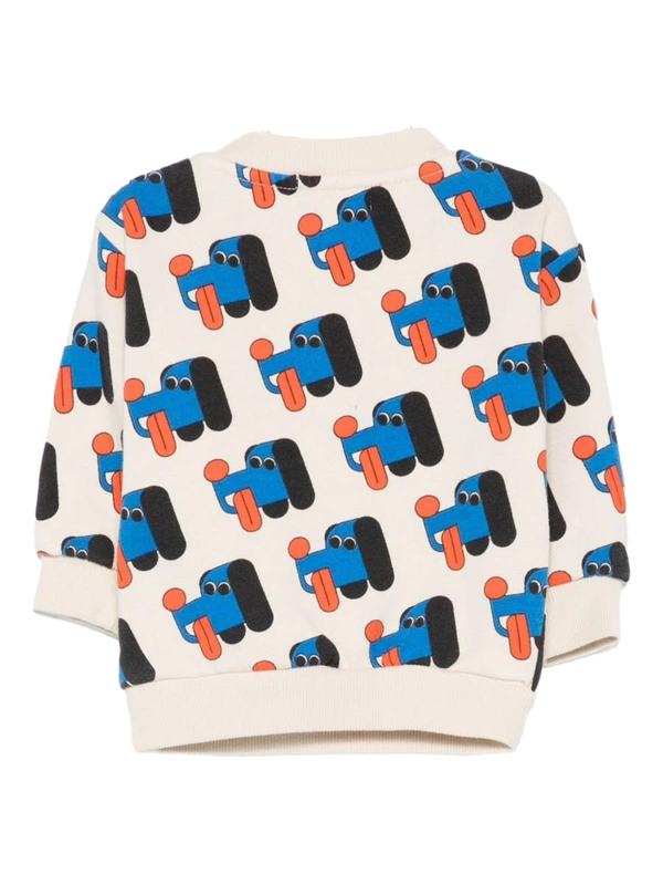 KIDS Bobo Choses Doggy Mate Sweater - White