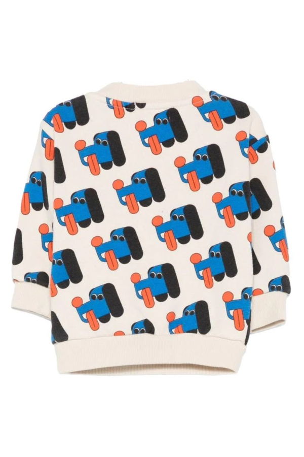 KIDS Bobo Choses Doggy Mate Sweater - White