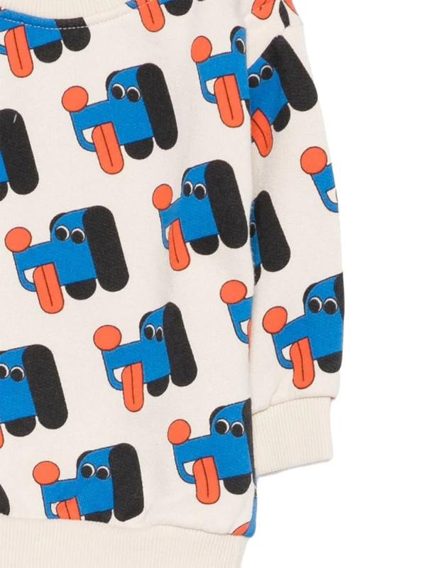 KIDS Bobo Choses Doggy Mate Sweater - White