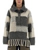 Ganni Patchwork Jersey With Bangs Sweater - Multicolour - Thumbnail 1