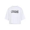 Marni Boxy Crop T-shirt - White - Thumbnail 2