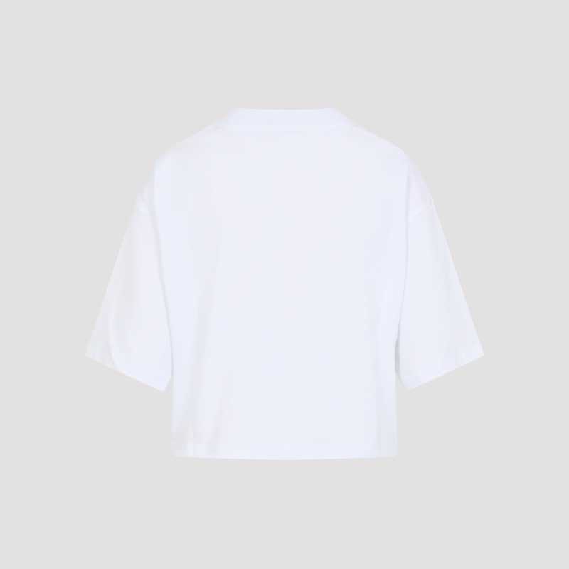 Marni Boxy Crop T-shirt - White