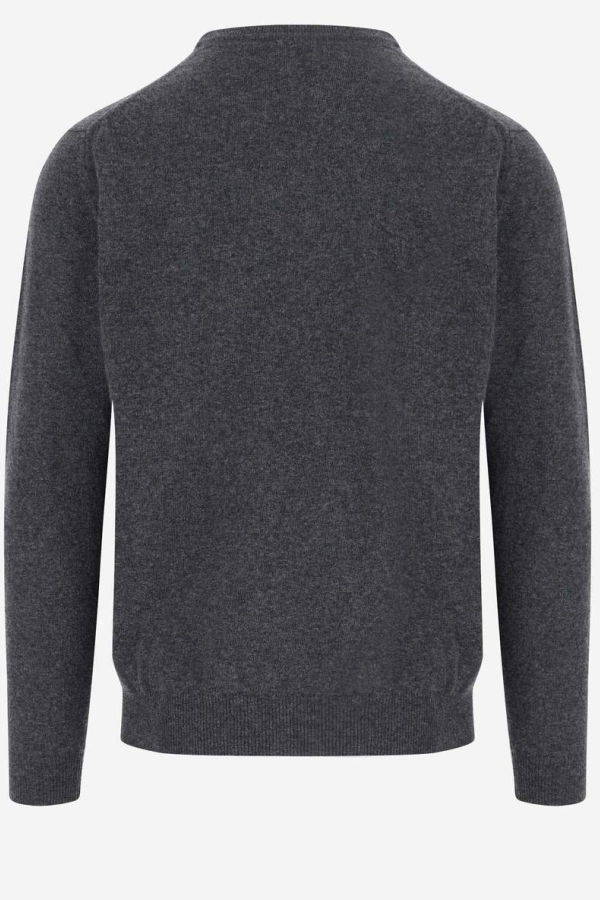 Woolrich Logo Embroidered Crewneck Jumper - Gray