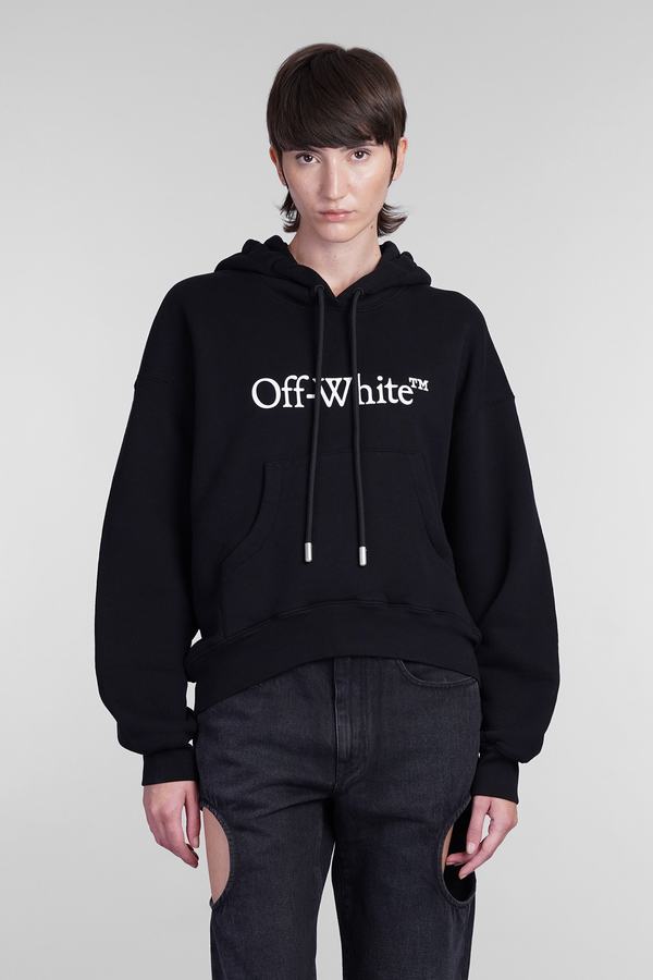 Off-White Sweatshirt In Black Cotton - Black White