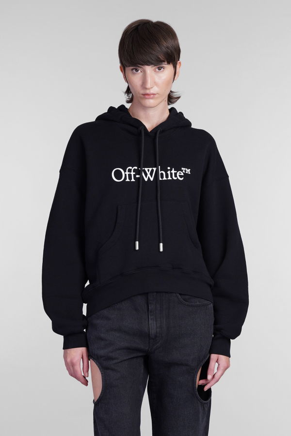 Off-White Sweatshirt In Black Cotton - Black White
