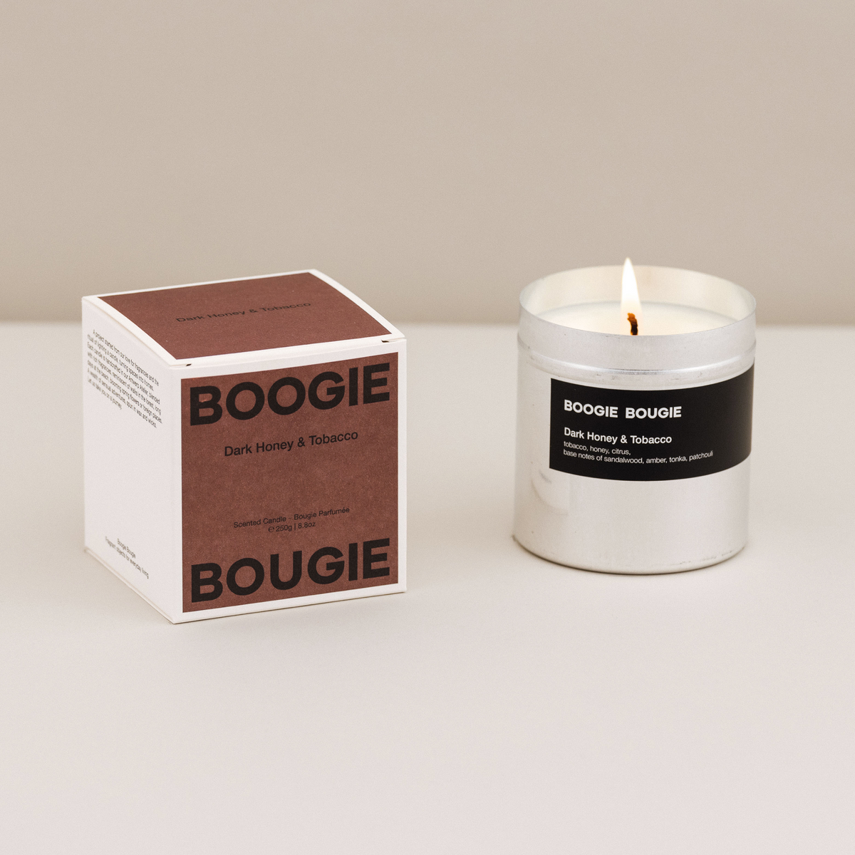 Boogie Bougie Candle - Dark Honey Tobacco - Image 1 of 1