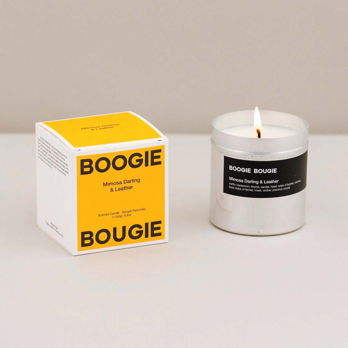 Boogie Bougie Candle - Mimosa Darling and Leather - Image 1 of 1