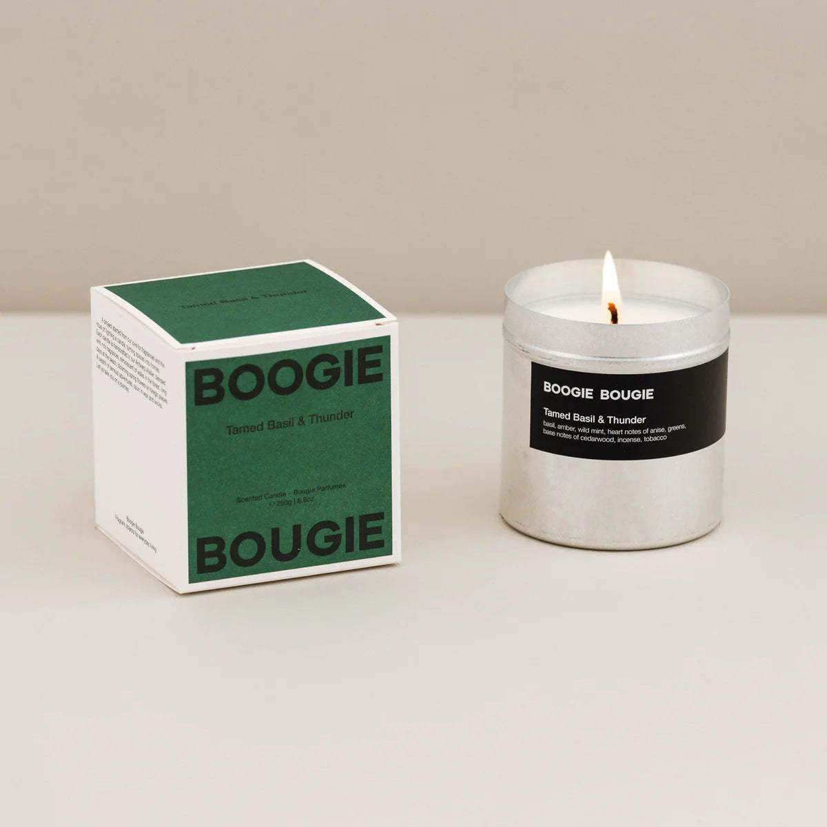 Boogie Bougie Candle - Tamed Basil and Thunder - Image 1 of 1
