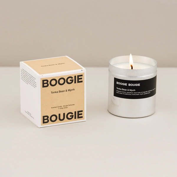 Boogie Bougie Candle - Tonka Bean and Myrrh