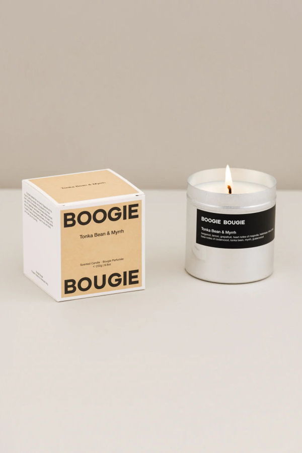 Boogie Bougie Candle - Tonka Bean and Myrrh