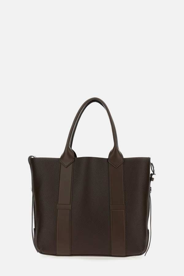 Hogan Script Shopping Medium Bag - Brown