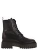 Hogan Leather Ankle Boots - Black - Thumbnail 1