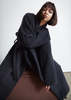 MARGARET Wool Robe Coat - Thumbnail 4