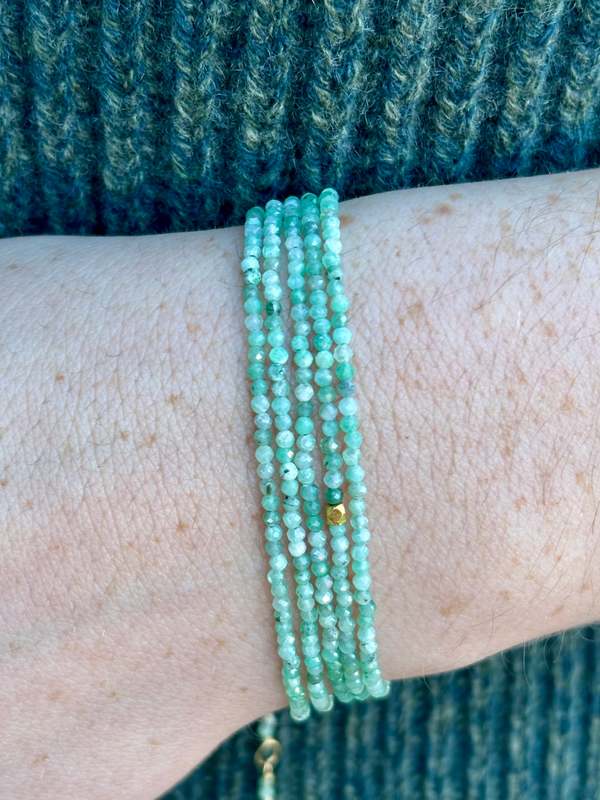 Anne Sportun Emerald Wrap Bracelet Bracelet