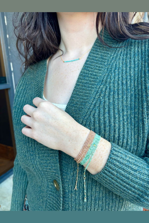 Anne Sportun Emerald Wrap Bracelet Bracelet