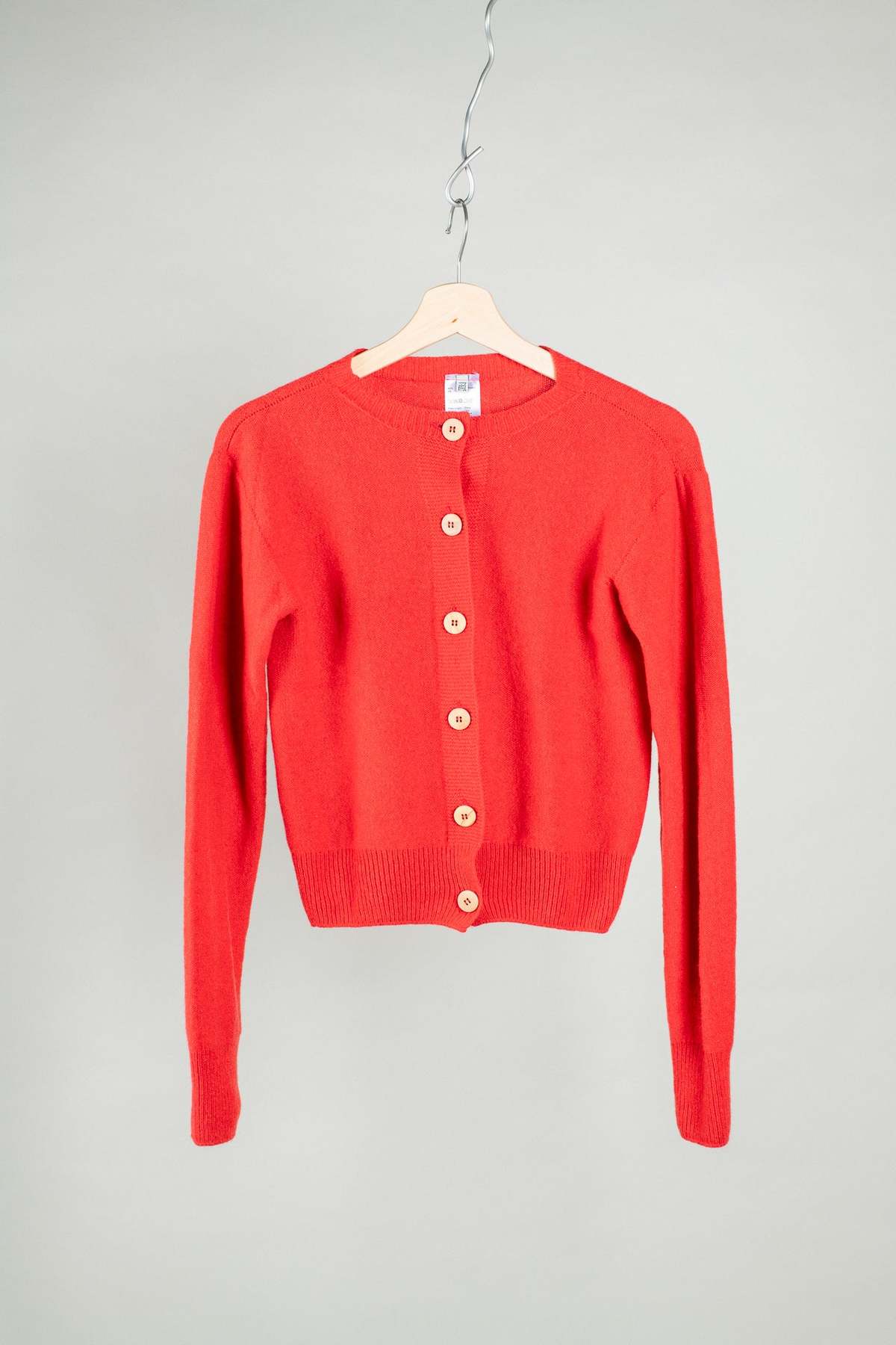 Baserange Tier Cardigan - Melograno Red - Image 1 of 8