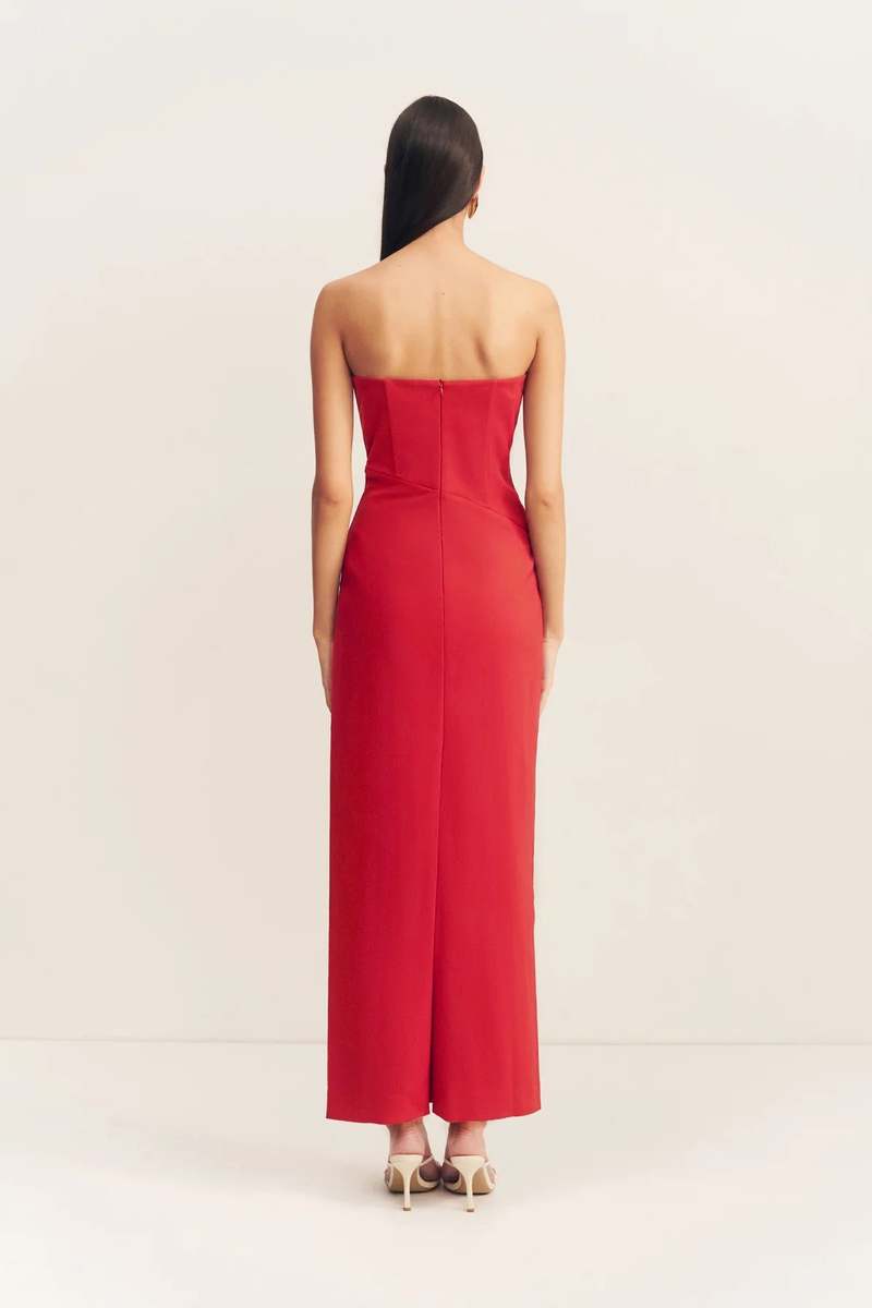 Shona Joy Lani Corset Maxi Dress - Chili