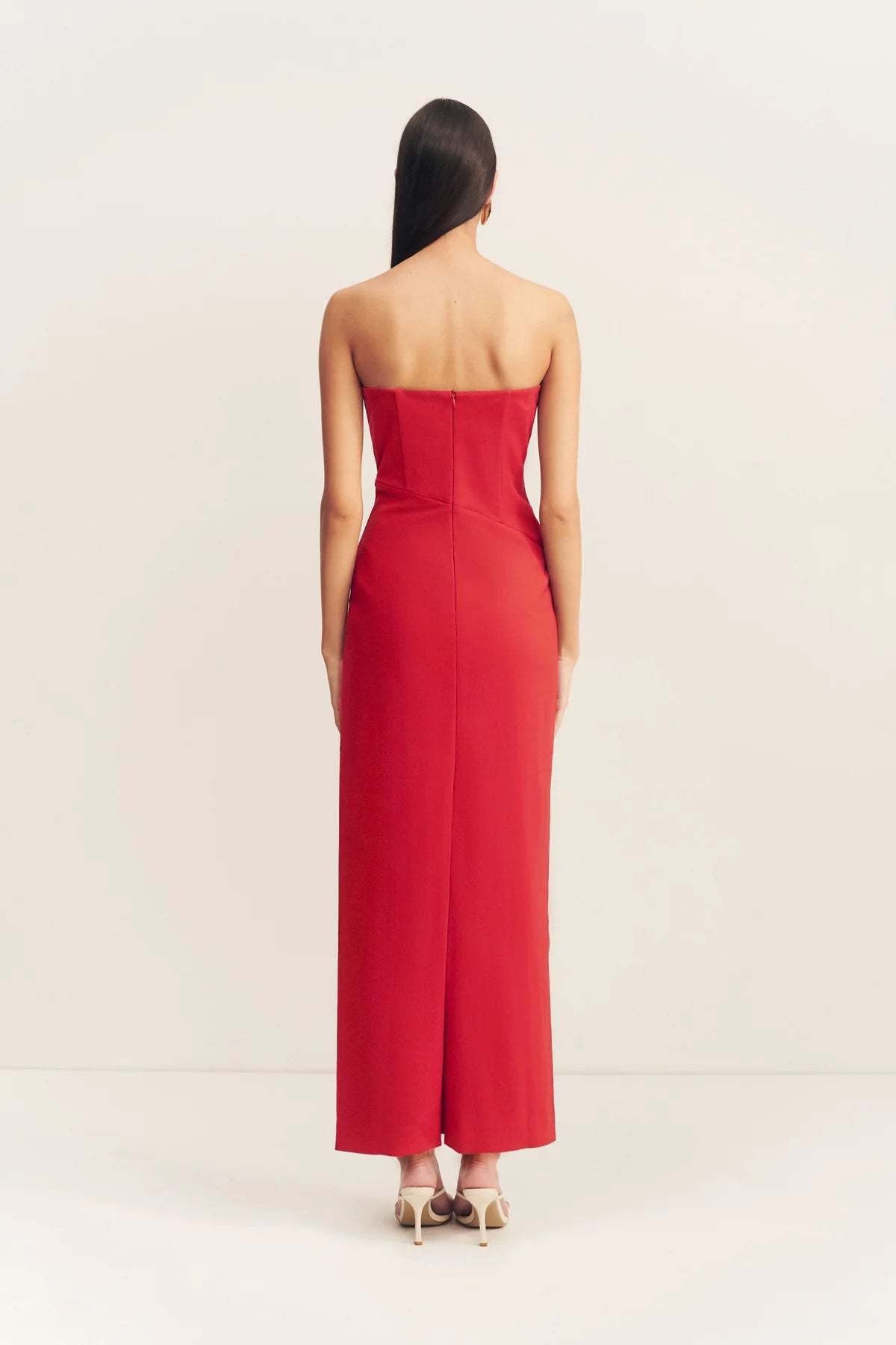 Shona Joy Lani Corset Maxi Dress - Chili - Image 4 of 7