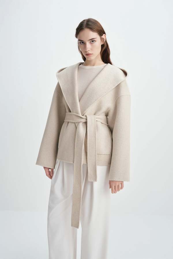 Sophie Rue Lyndi Wool Hoody Coat