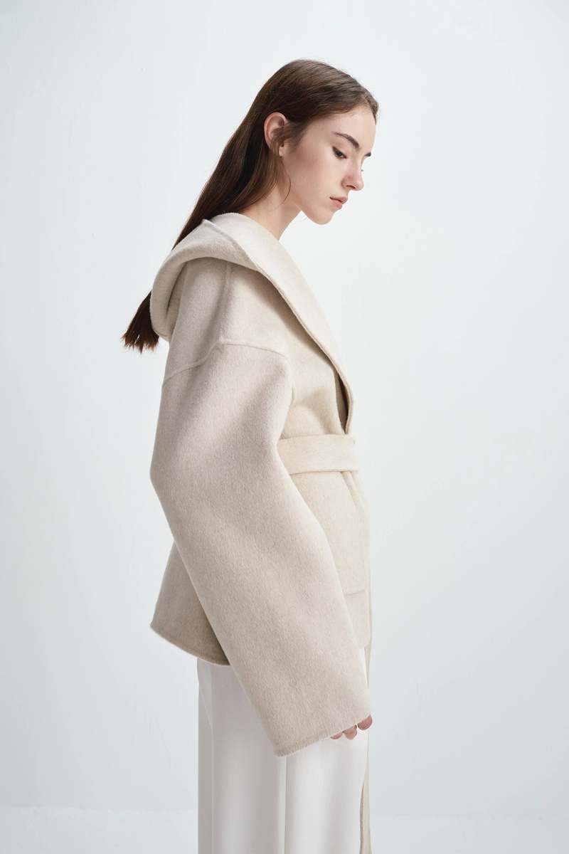Sophie Rue Lyndi Wool Hoody Coat