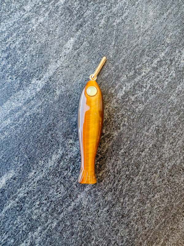 Thatch Fortuna Tigers Eye Charm