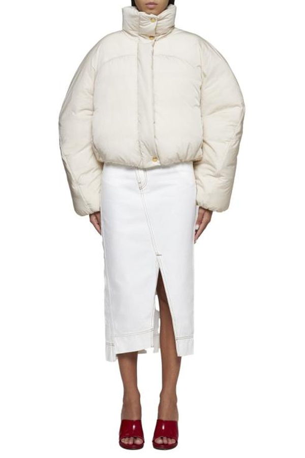 Jacquemus Short Puffer Jacket - White