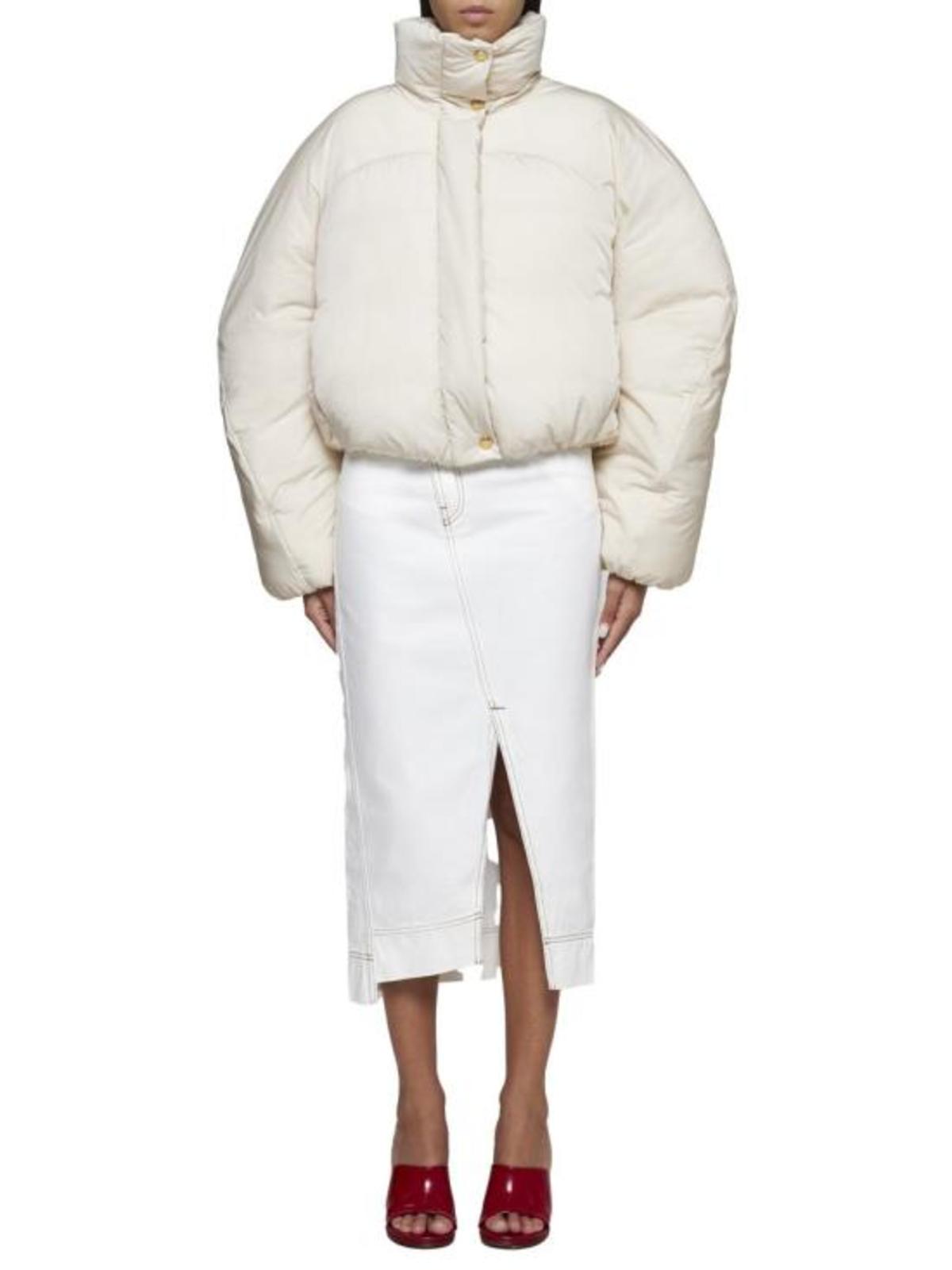 Jacquemus Short Puffer Jacket - White - Image 2 of 4