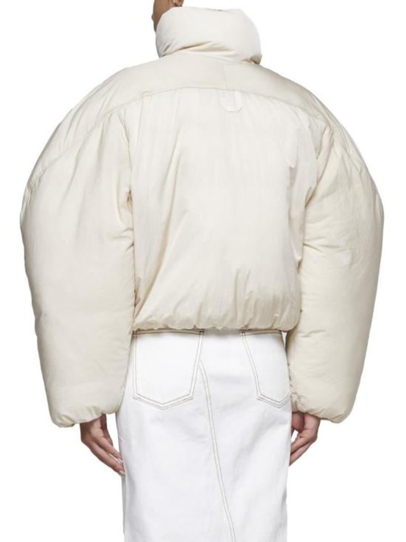 Jacquemus Short Puffer Jacket - White