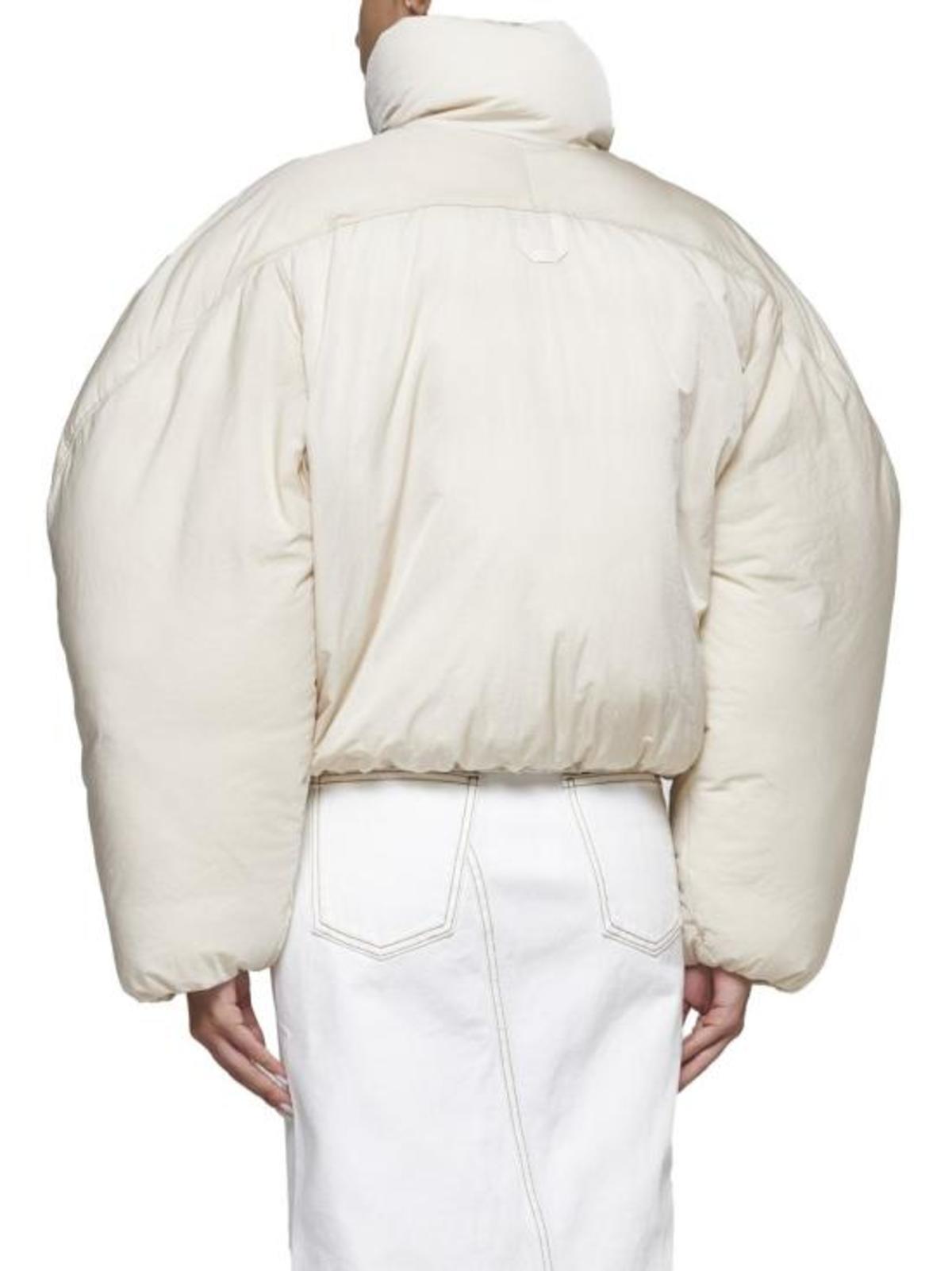 Jacquemus Short Puffer Jacket - White - Image 3 of 4