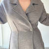 Lauren Manoogian Double Knit Blazer - Cinder - Thumbnail 5