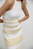 Significant Other Sage Dress - Almond/Cream Stripe - Thumbnail 5