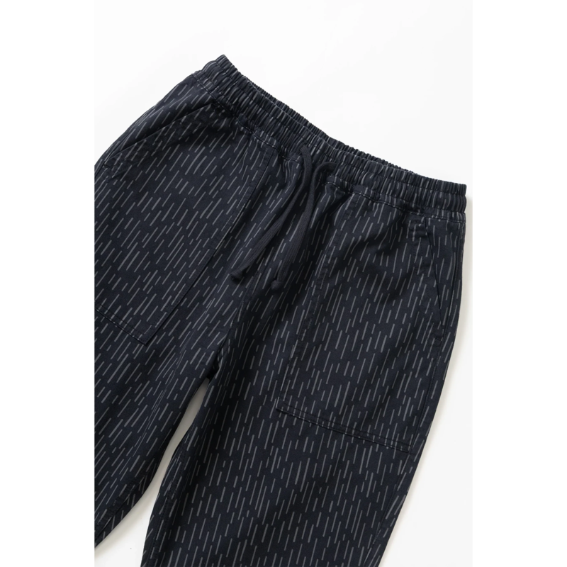 Service Works Drill Printed Chef Pants - Raindrop Mono