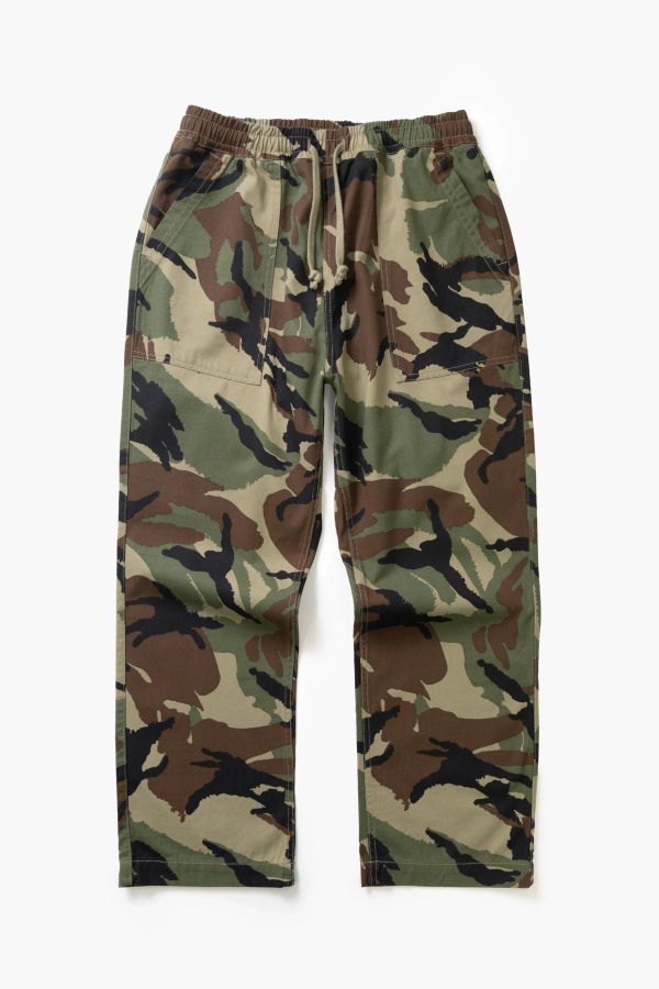 Service Works Drill Printed Chef Pants - Woodland