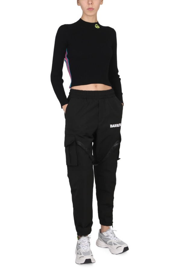 Barrow Top With Logo And Colored Bands - Multicolour