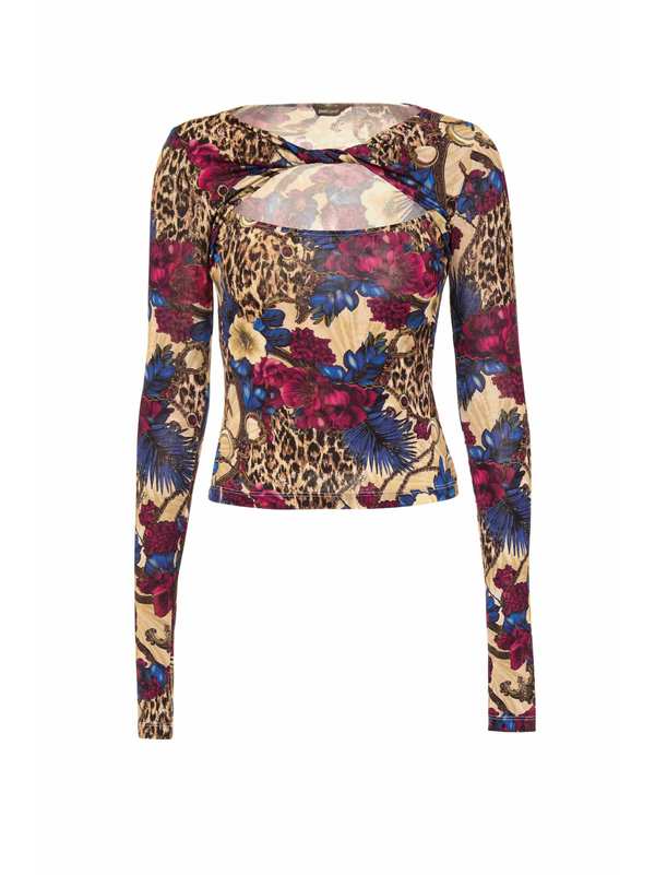 Roberto Cavalli Just Cavalli Top With Long Sleeves - MultiColour