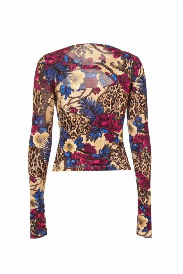 Roberto Cavalli Just Cavalli Top With Long Sleeves - MultiColour