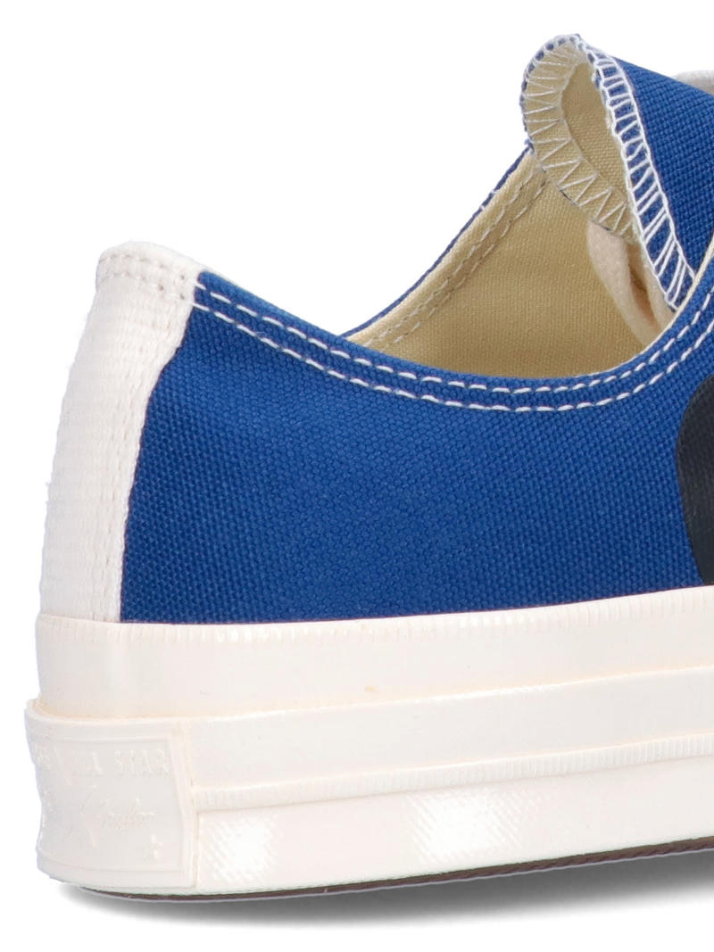 Comme des Garons PLAY Chuck Taylor Low Top Sneakers - Blue