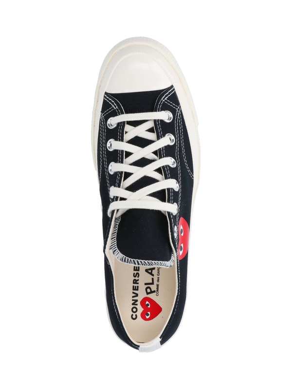 Comme des Garons PLAY Chuck 70 Low Sneakers - Black