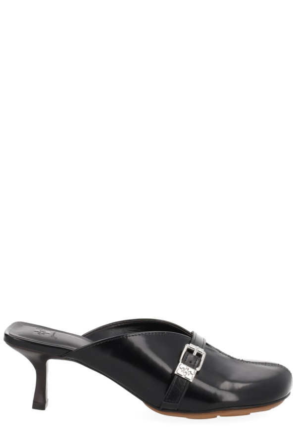 Ganni Mules With Heels - Black