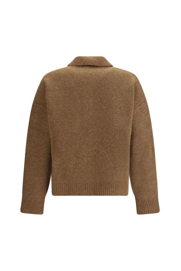 Ami Alexandre Mattiussi Polo Ami De Coeur Polo - Brown