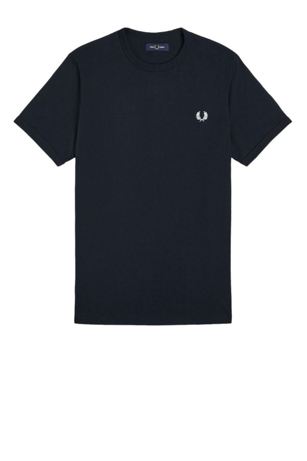 Fred Perry T-shirt With Logo - Blue