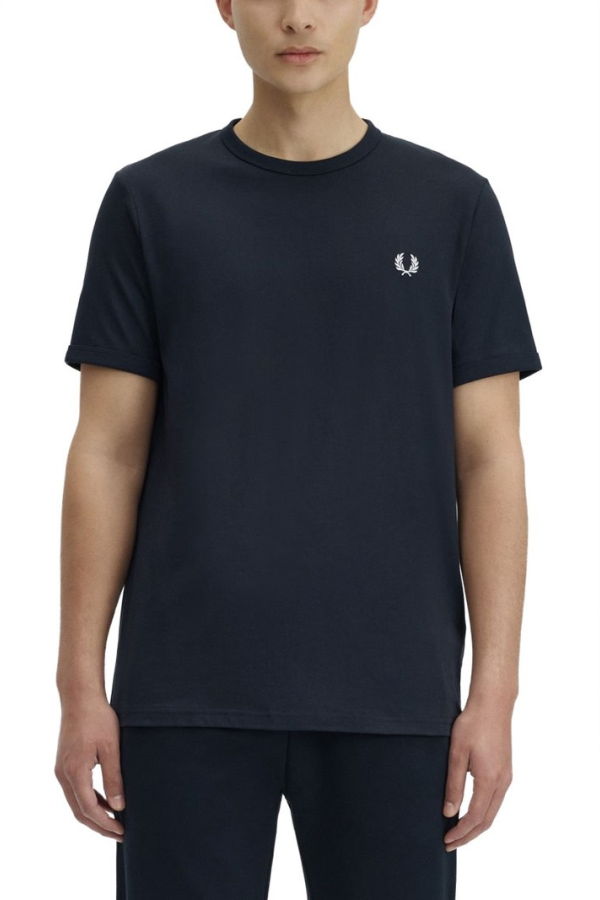 Fred Perry T-shirt With Logo - Blue