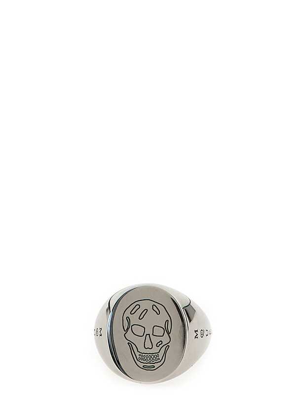 Alexander McQueen Signet Ring - Silver