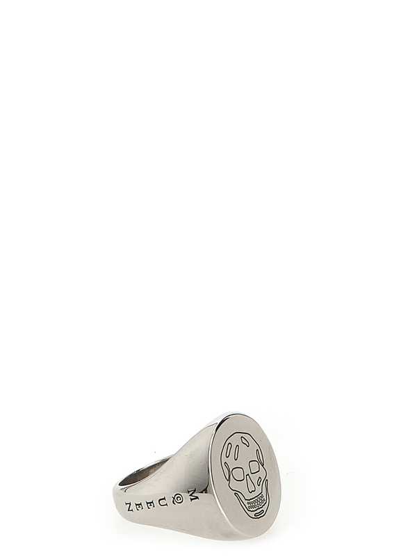 Alexander McQueen Signet Ring - Silver